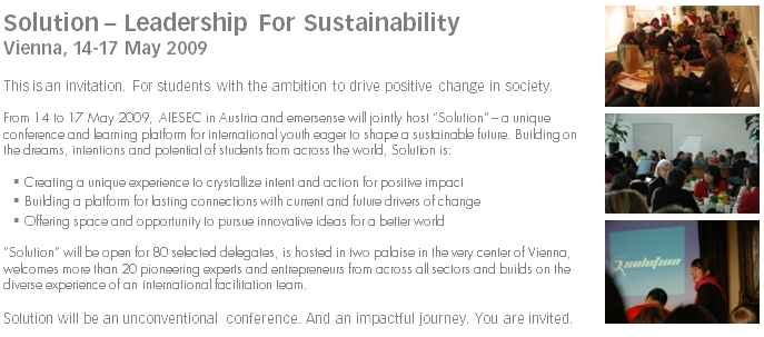 Solution Invitation